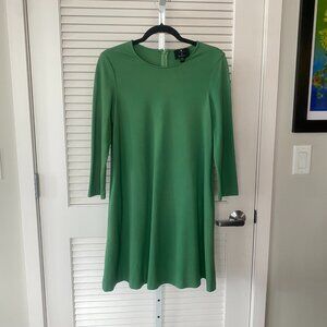 Lisa Perry x Barneys New York A-Line Mini Dress, Kelly Green, Size 6